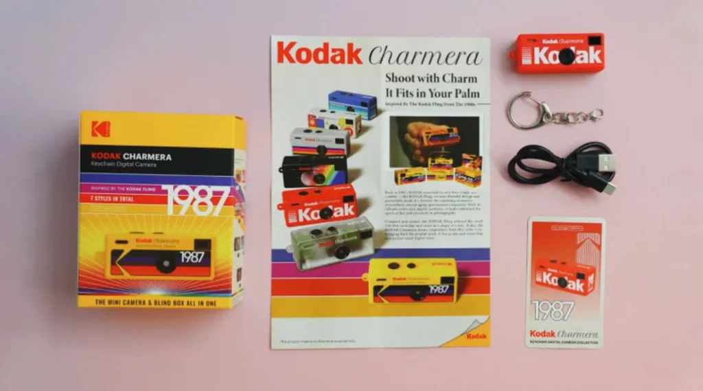 Kodak представив мінікамеру-брелок у ретро-стилі