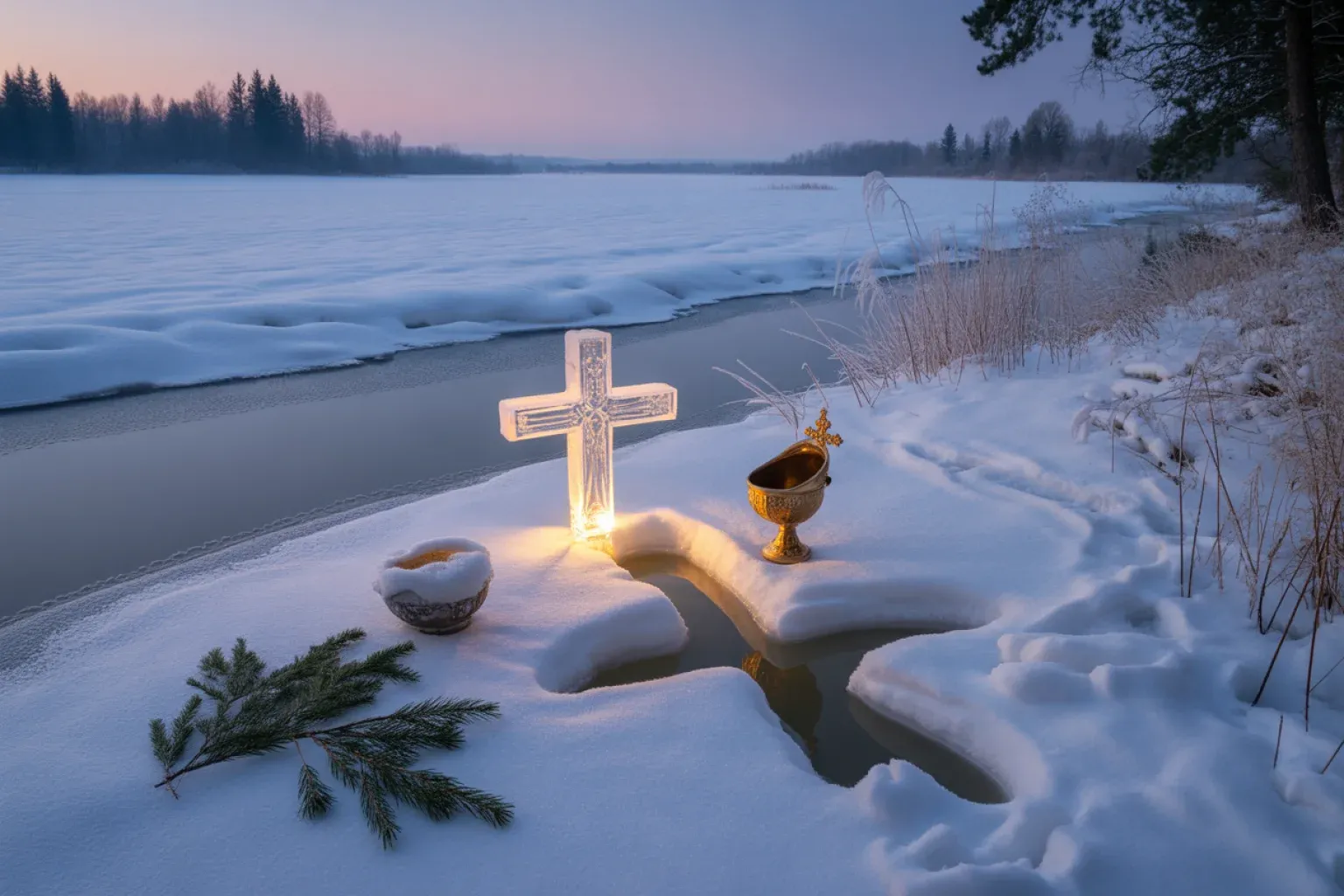 Привітання з Водохрещем
