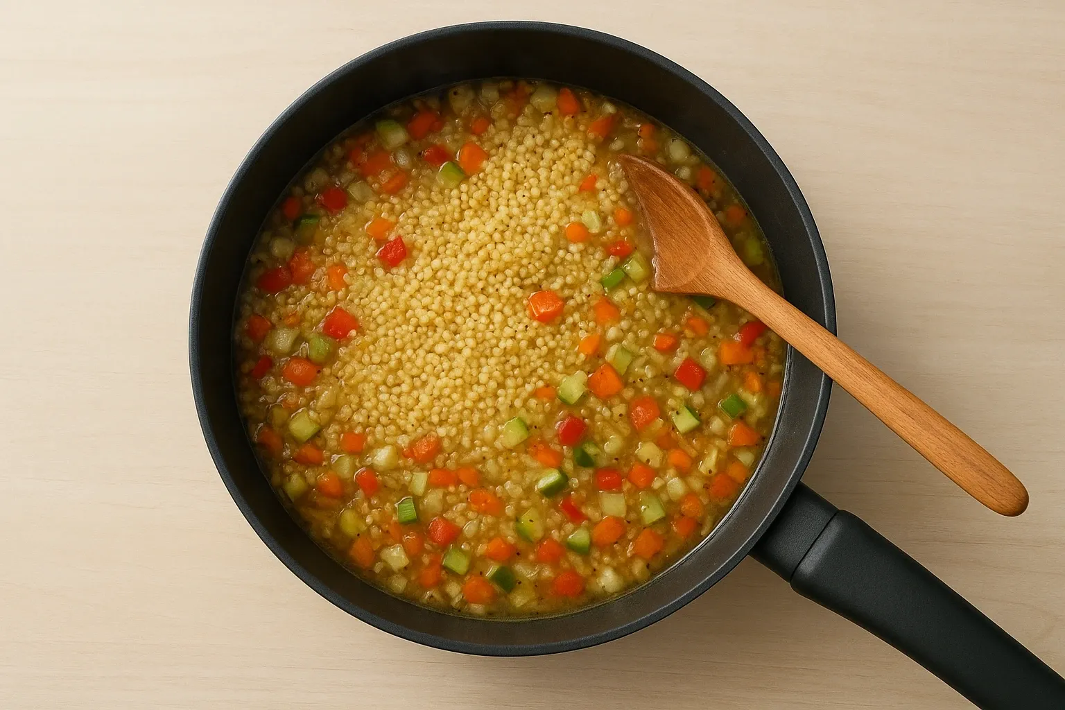 Як приготувати кускус з овочами