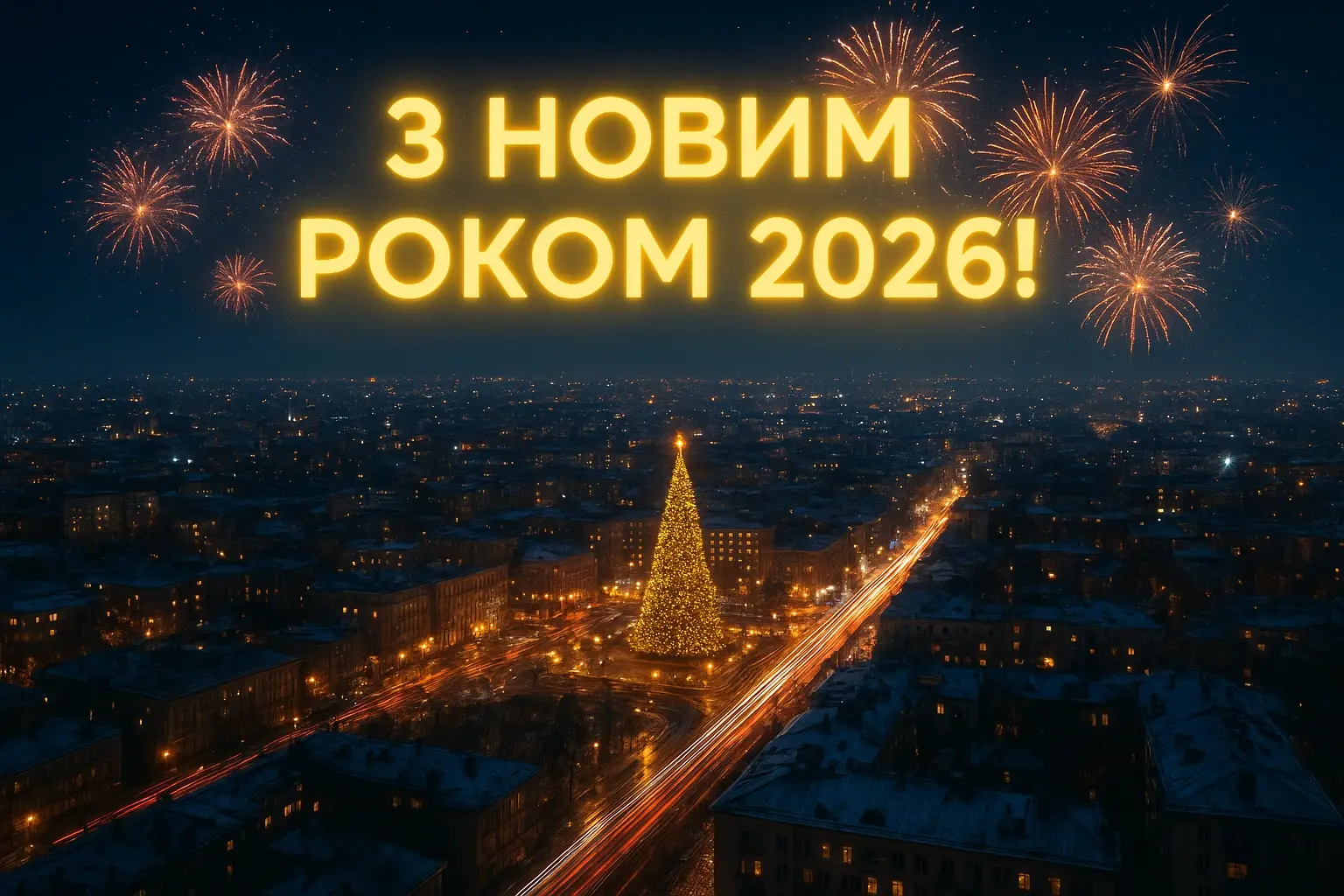 Привітання з новим роком 2026