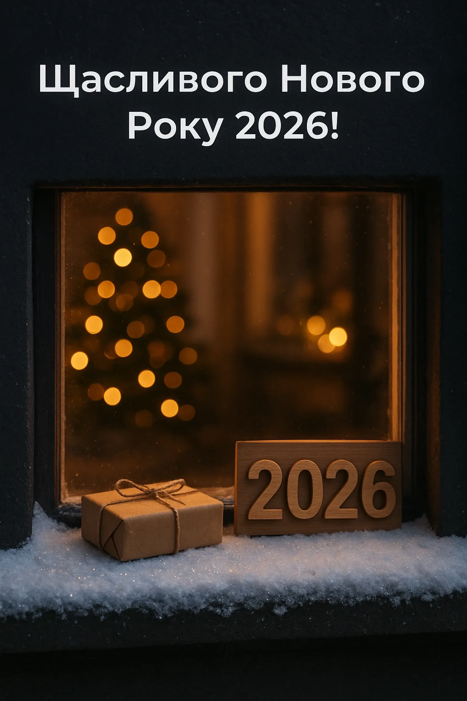 Привітання з новим роком 2026