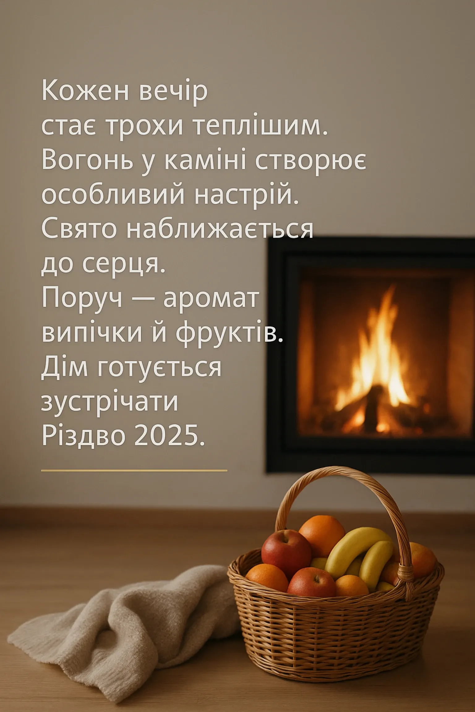 Привітання з Різдвом 2025: зворушливі слова для найрідніших