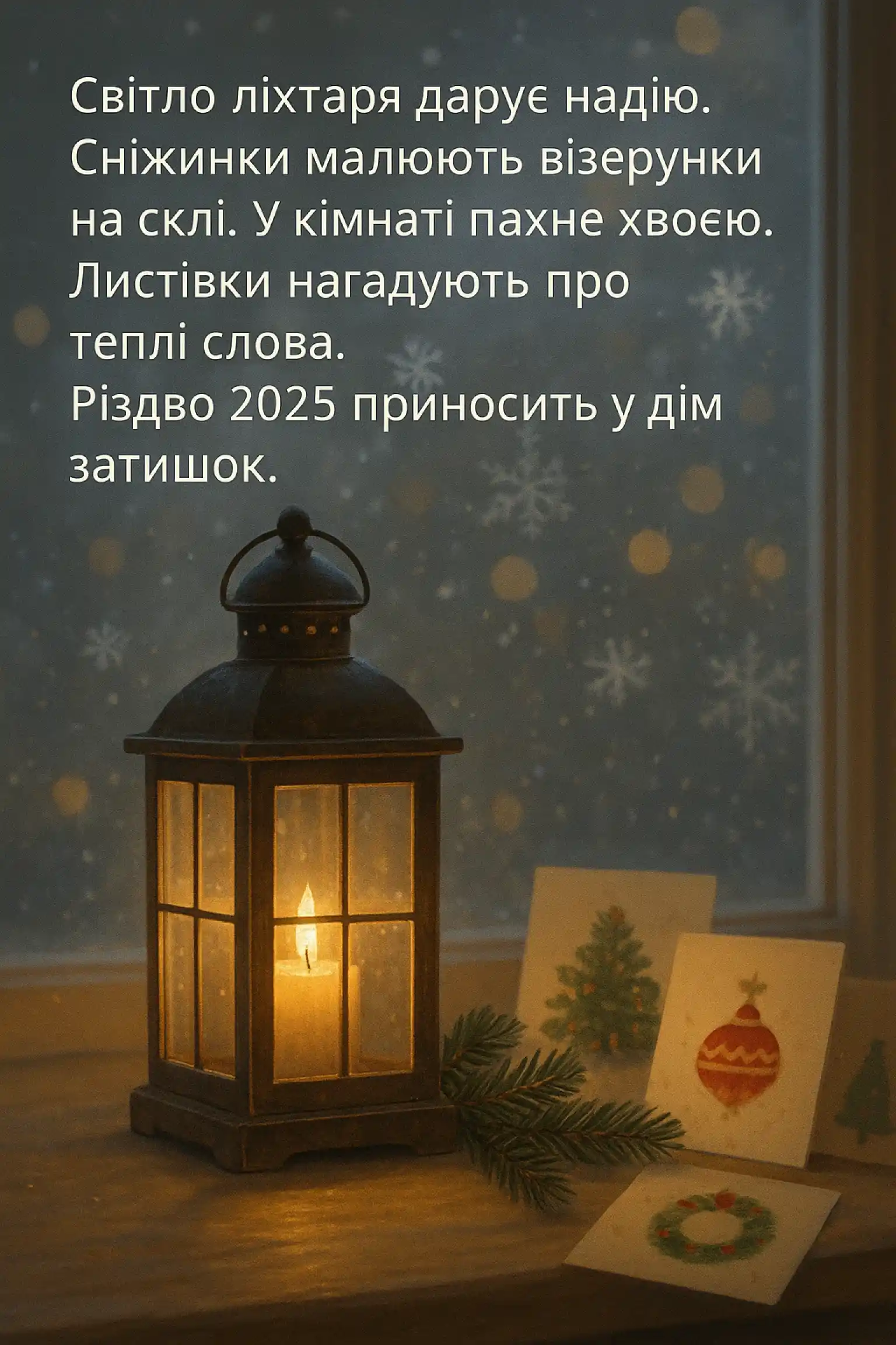 Привітання з Різдвом 2025: зворушливі слова для найрідніших