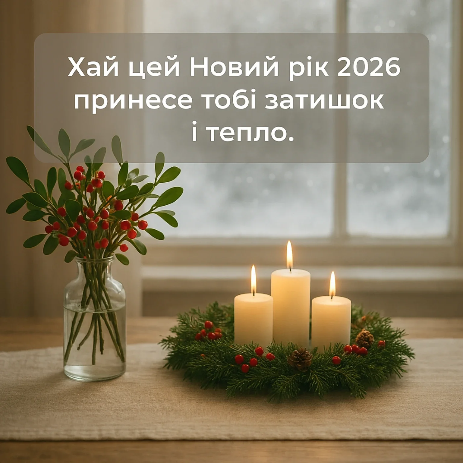 Привітання з прийдешнім новим роком 2026: добірка побажань для найдорожчих