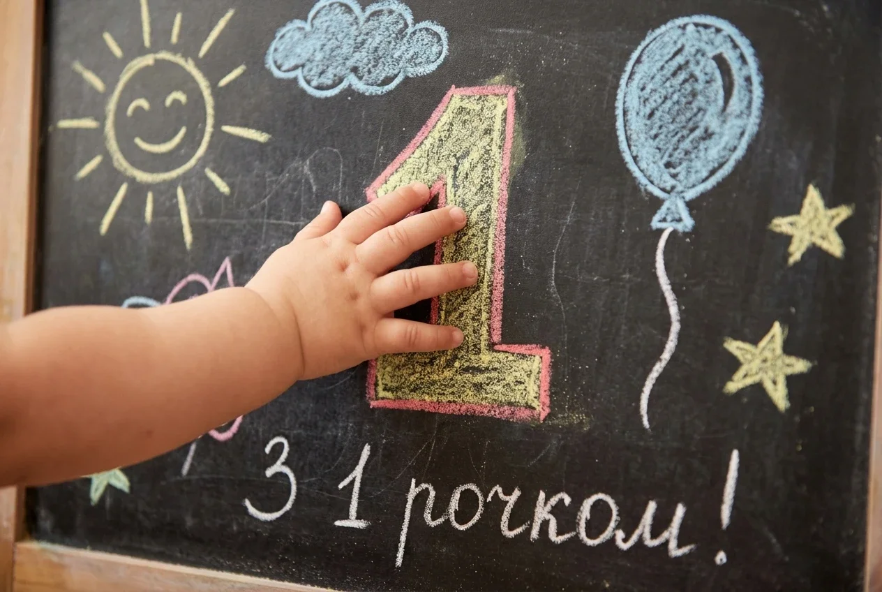 вітання з днем народження 1 рік