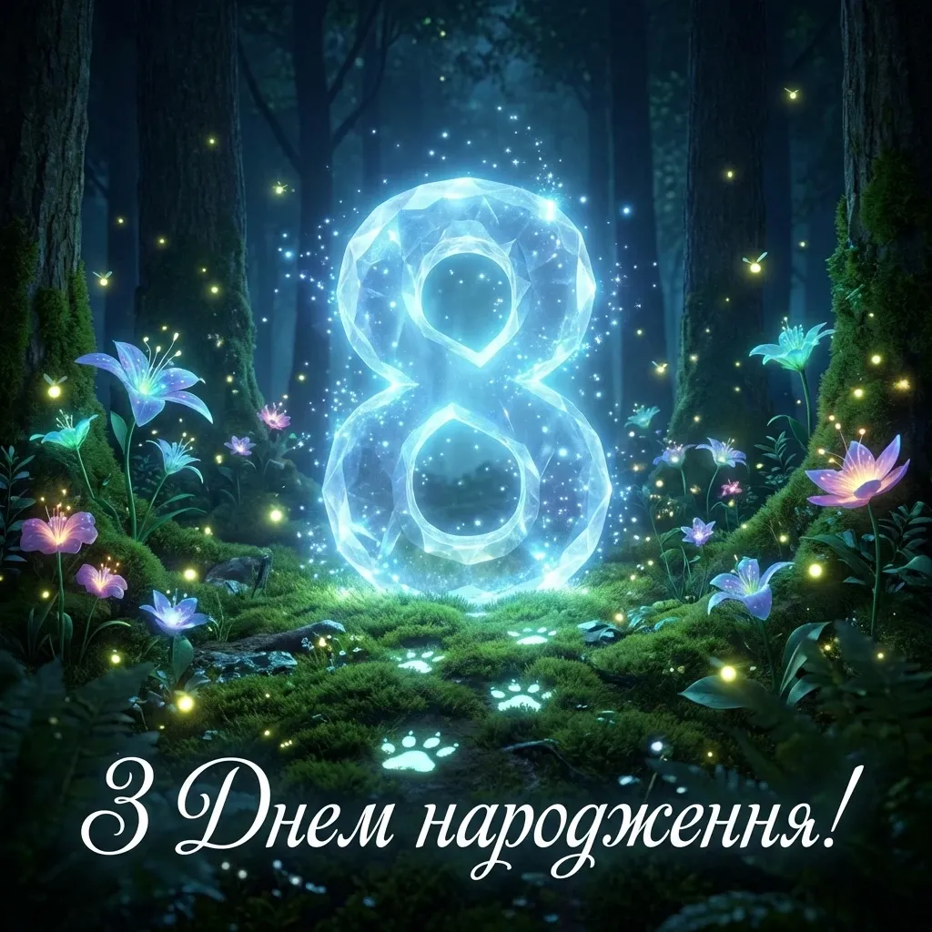 привітання з днем народження для дівчинки 8 років