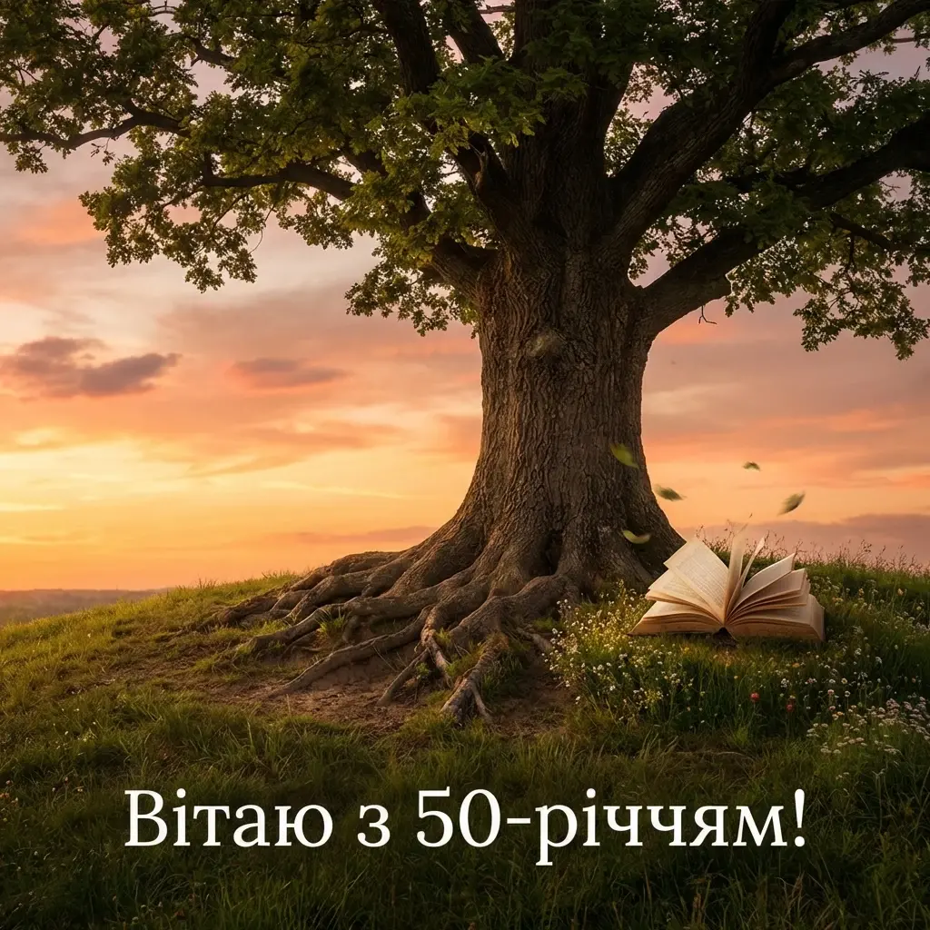 вітаю з ювілеєм 50 років