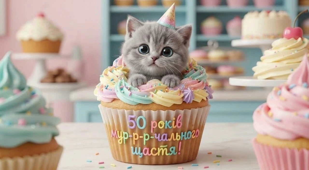 Привітання з ювілеєм на 50 років