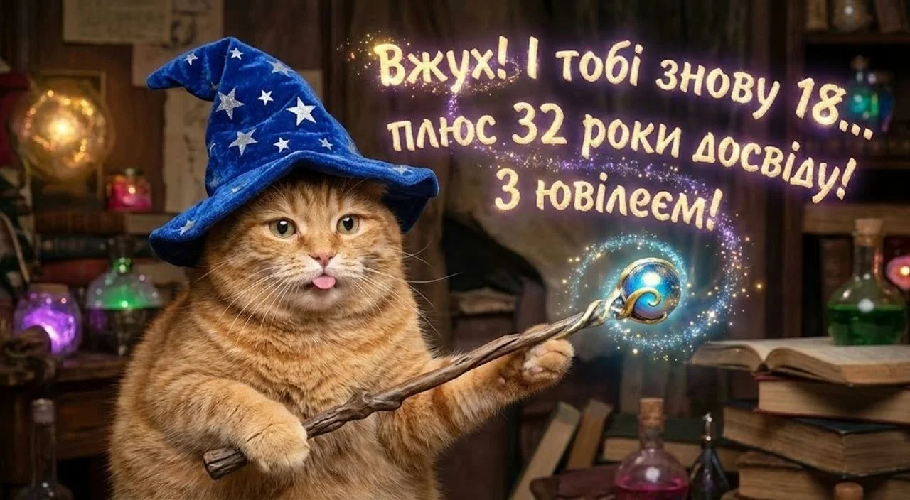 Привітання з ювілеєм на 50 років