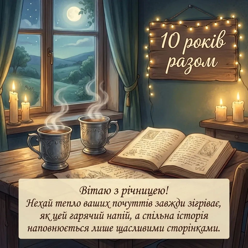 10 років весілля картинки