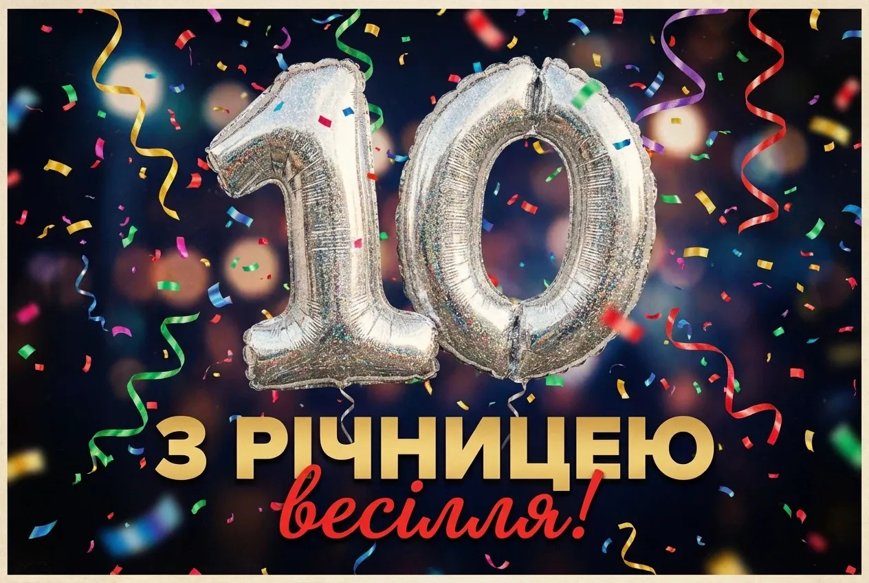 10 років весілля картинки