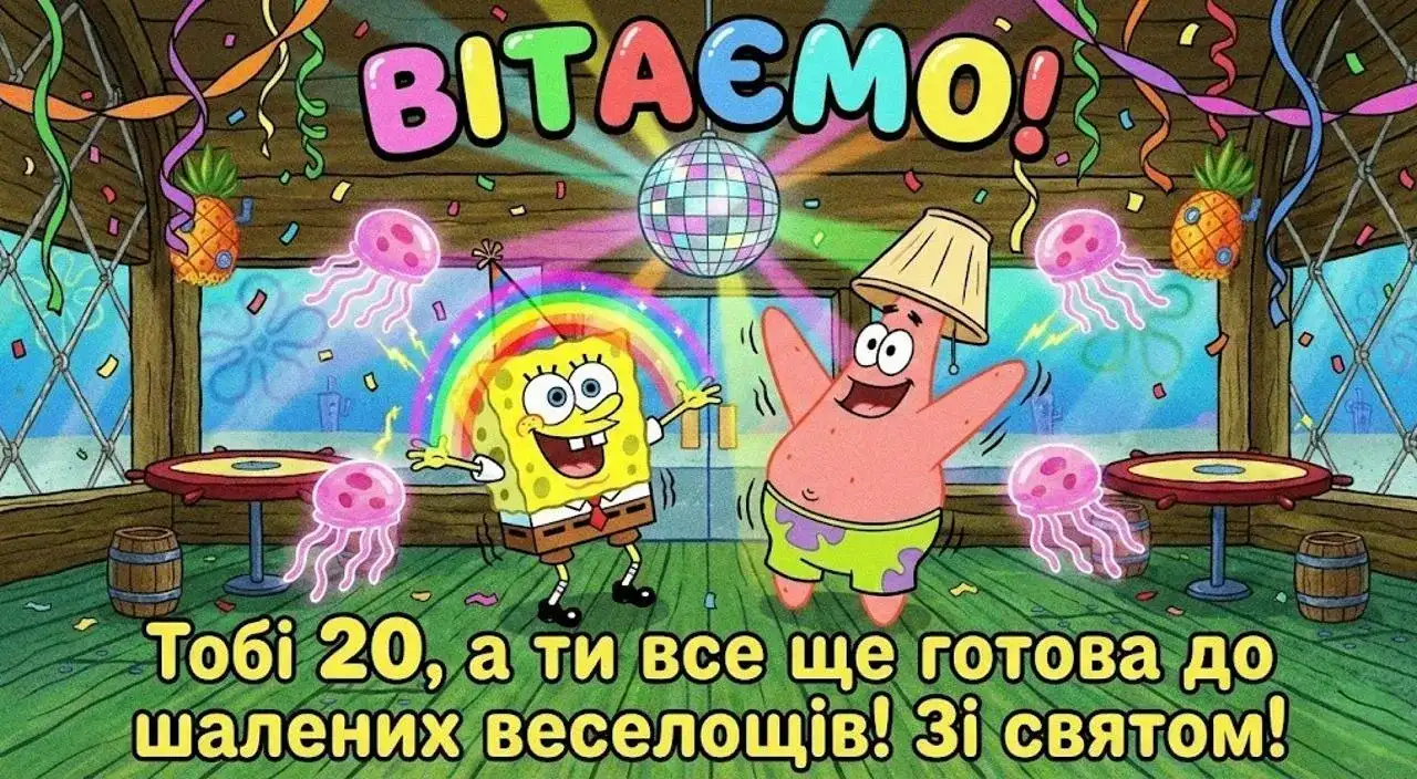 З днем народження, красуне — тобі вже двадцять! Найкращі привітання