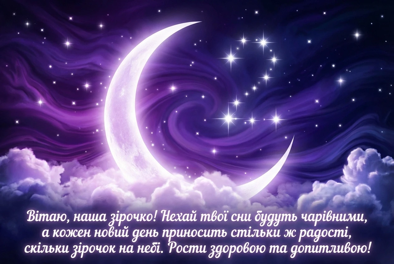 з днем народження 2 роки дівчинці