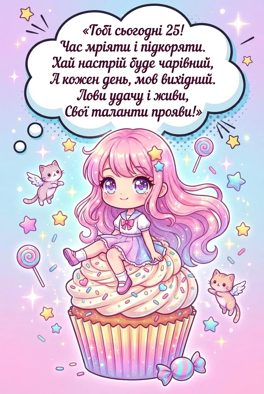 з ювілеєм 25 дівчині з ювілеєм 25 дівчині