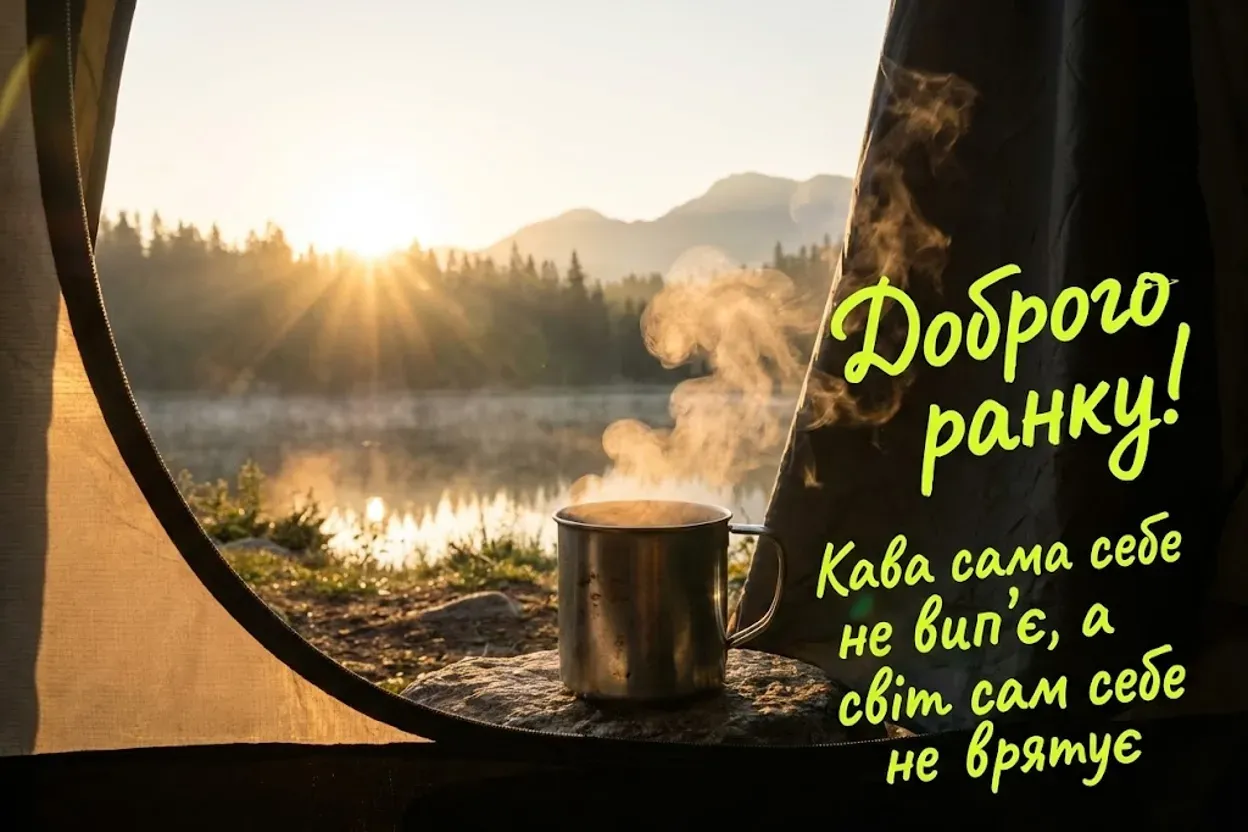 Доброго ранку: картинки українською для натхнення та гарного настрою