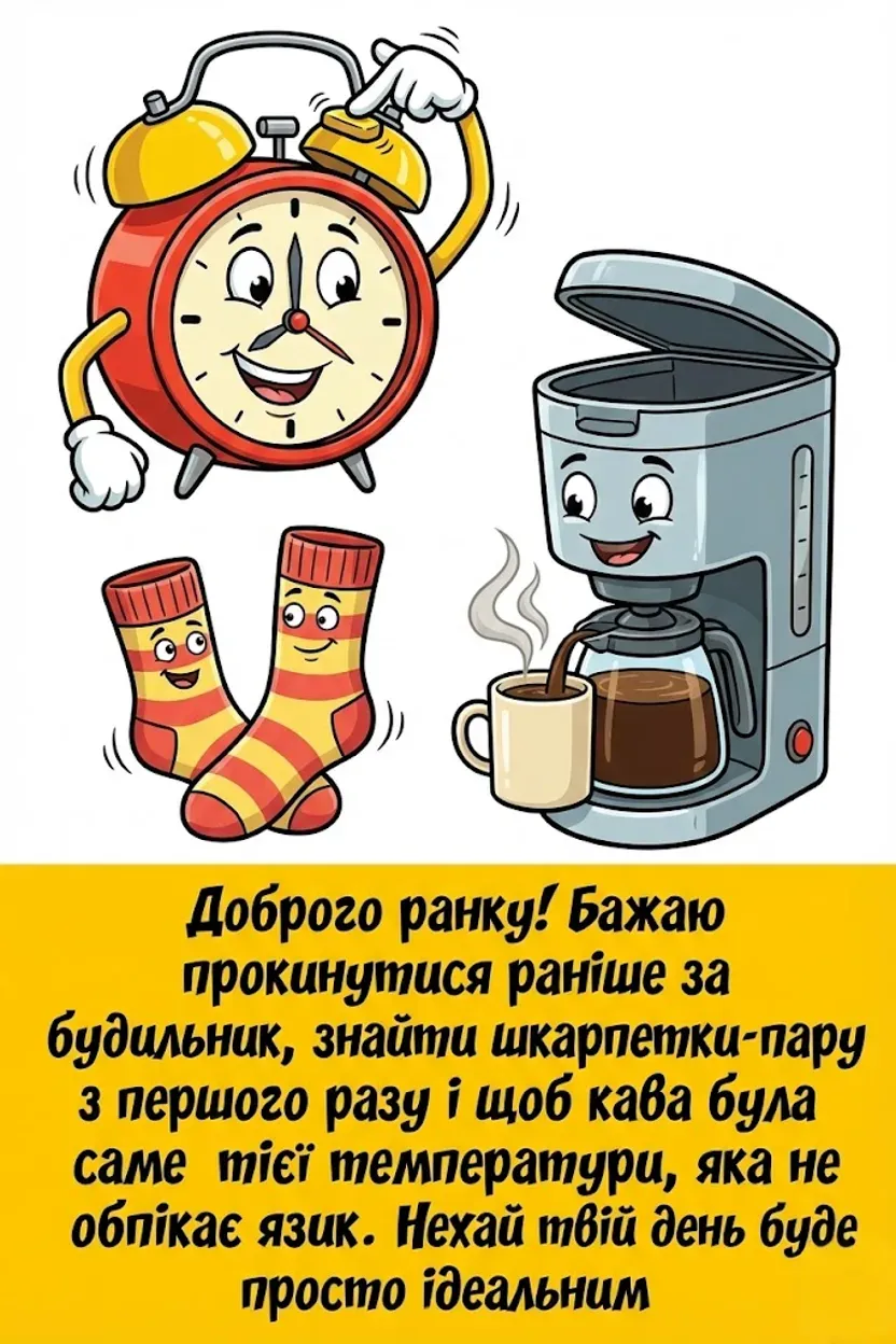 Доброго ранку: картинки українською для натхнення та гарного настрою