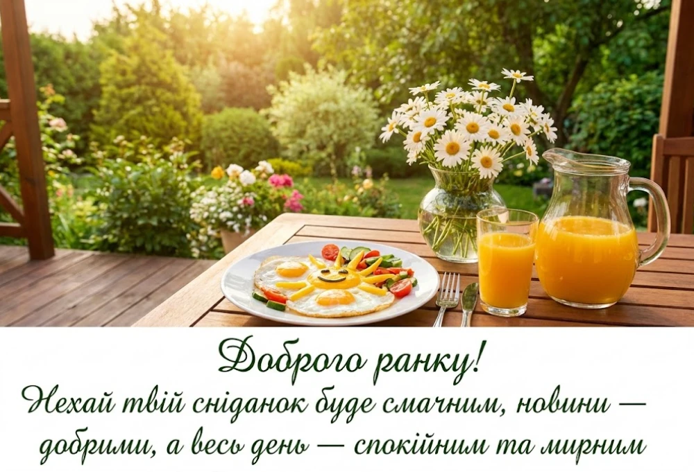 Доброго ранку: картинки українською для натхнення та гарного настрою