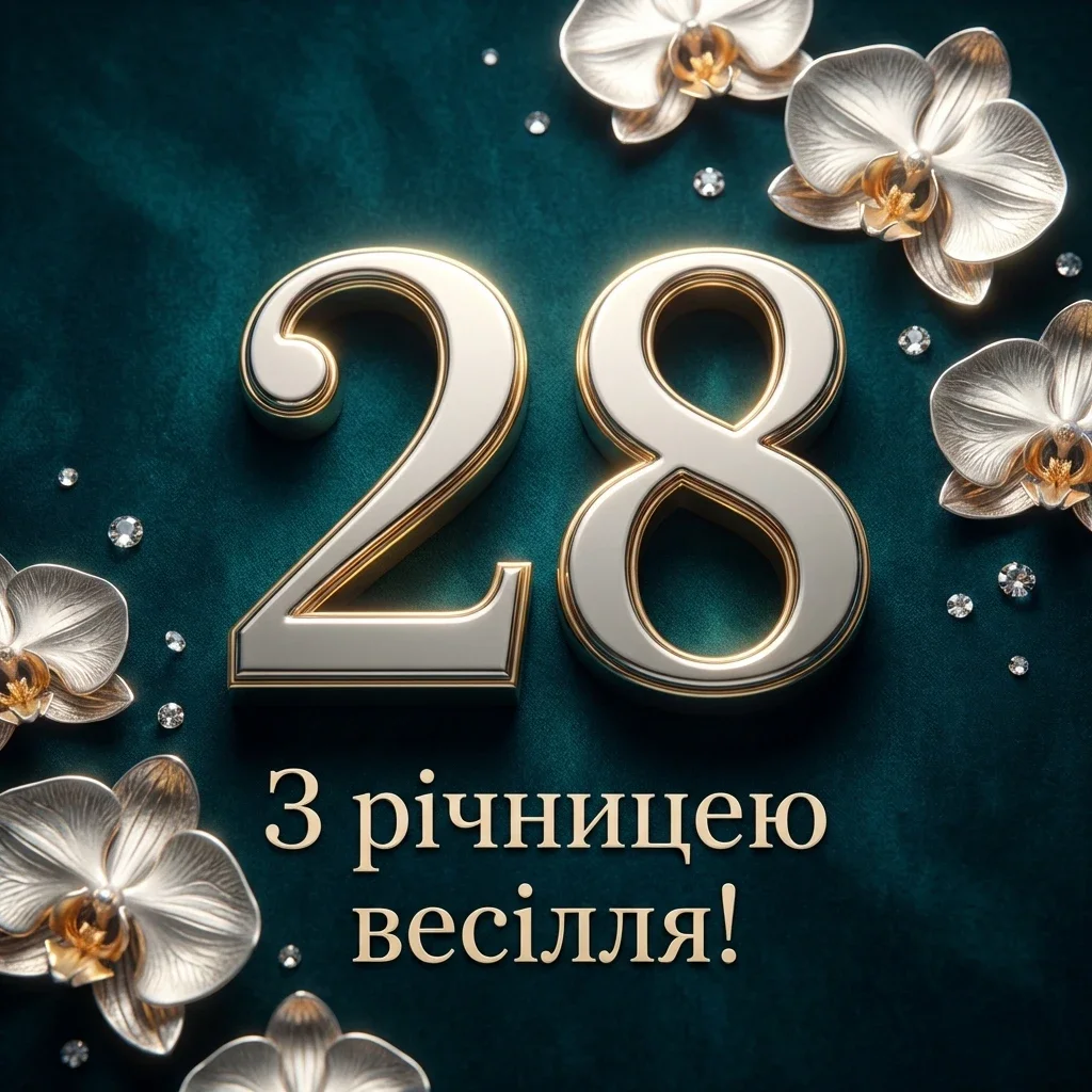 28 років весілля картинки