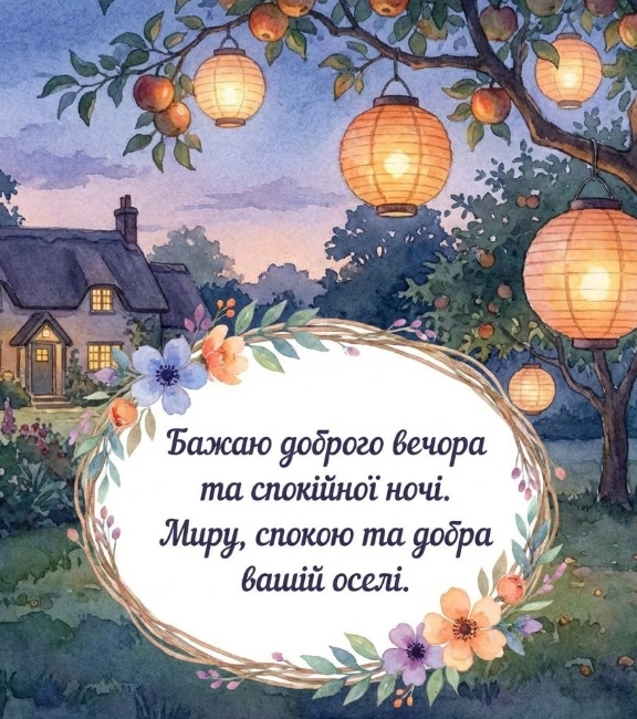 Доброго вечора та спокійної ночі: нові картинки для приємного відпочинку