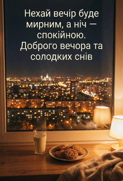 Доброго вечора та спокійної ночі: нові картинки для приємного відпочинку