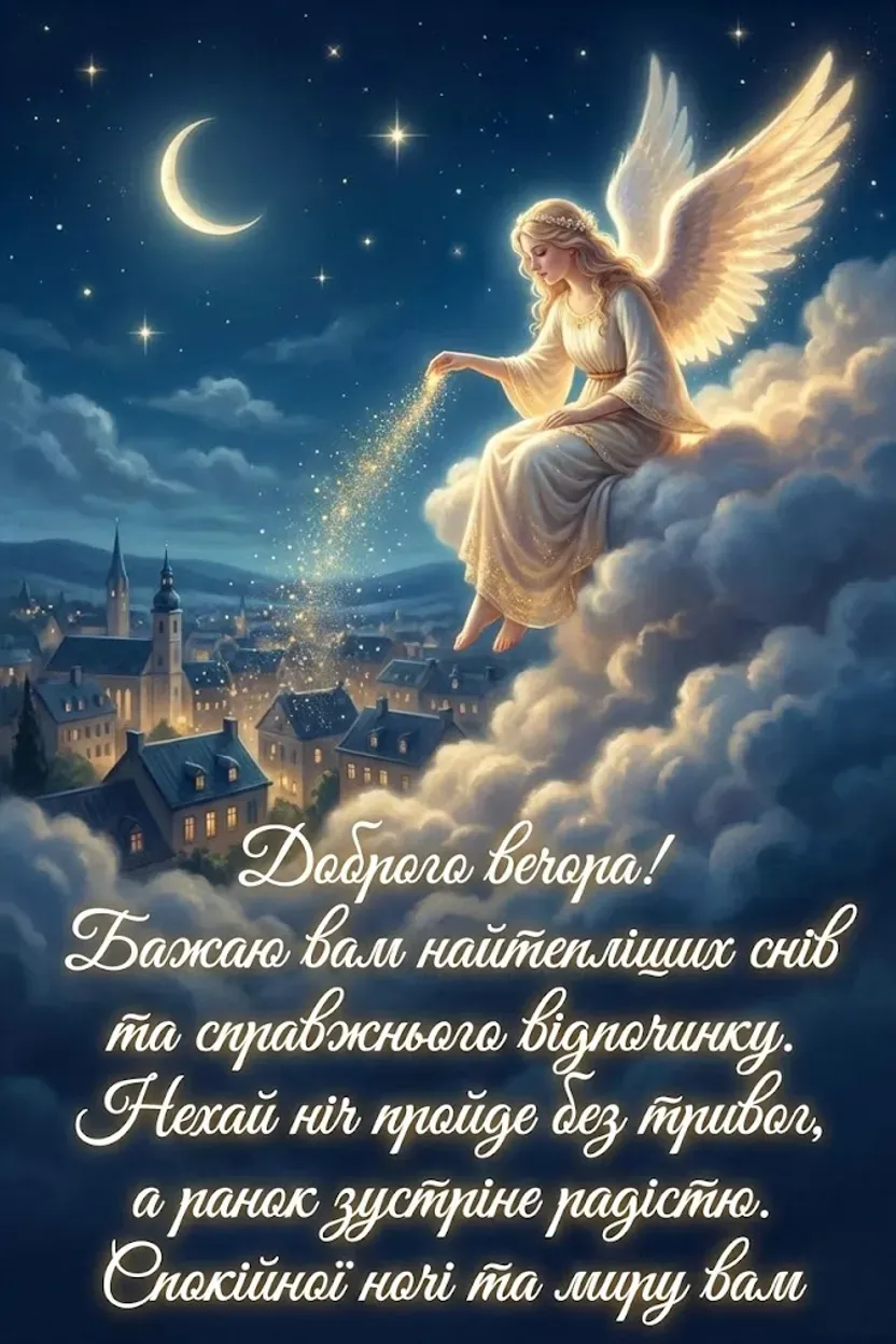 Доброго вечора та спокійної ночі: нові картинки для приємного відпочинку