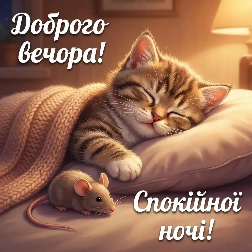 Доброго вечора та спокійної ночі: нові картинки для приємного відпочинку