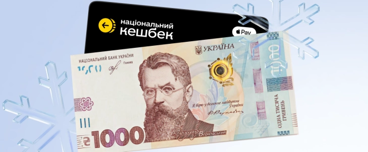 Як отримати зимову 1000 на картку Національний кешбек