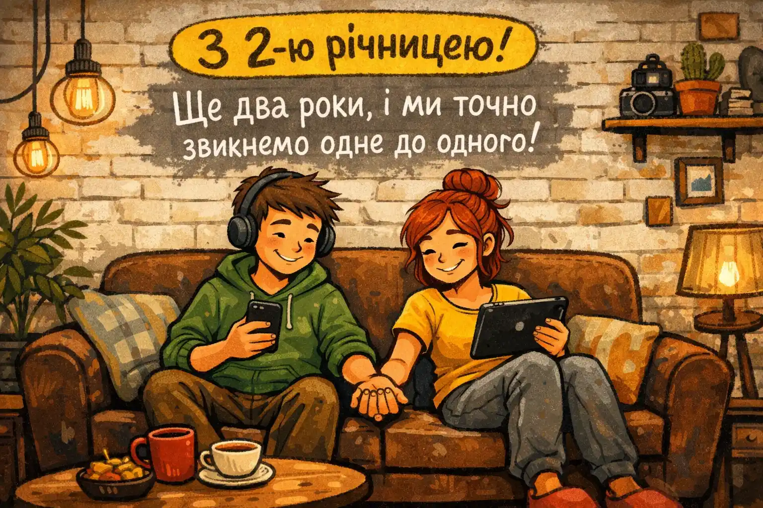 Вітання на 2 роки весілля