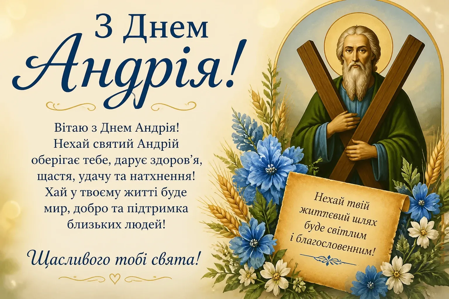 Привітання з Андрієм Привітання з Андрієм