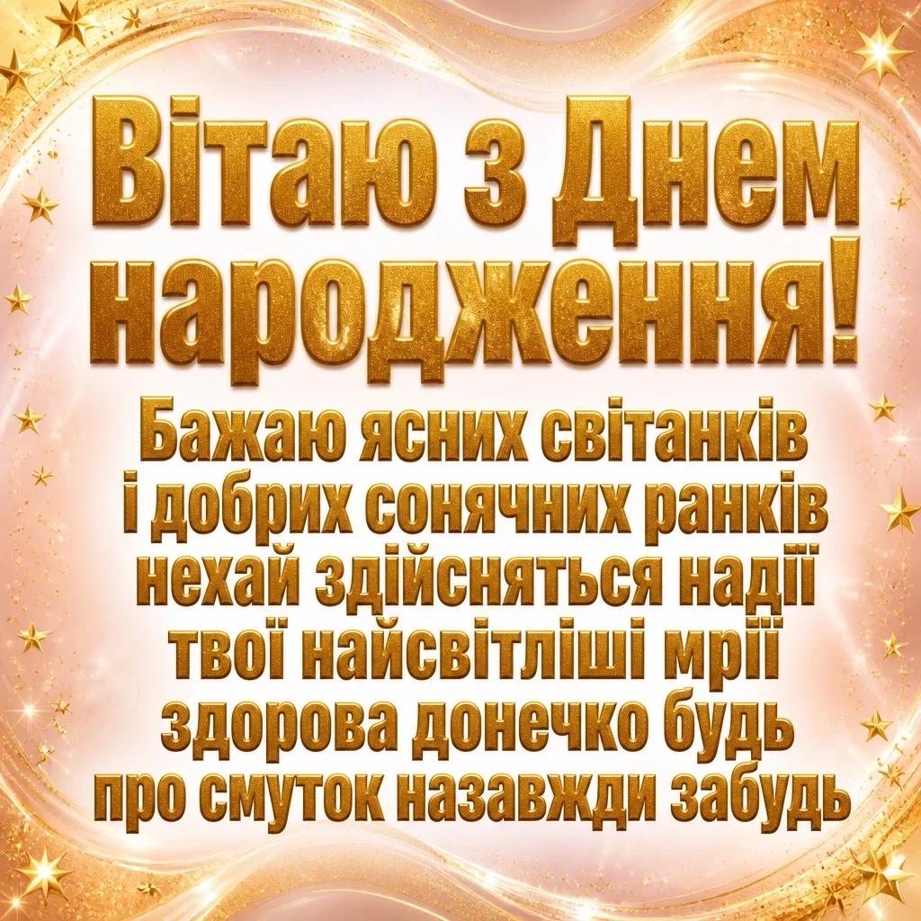 привітання для донечки