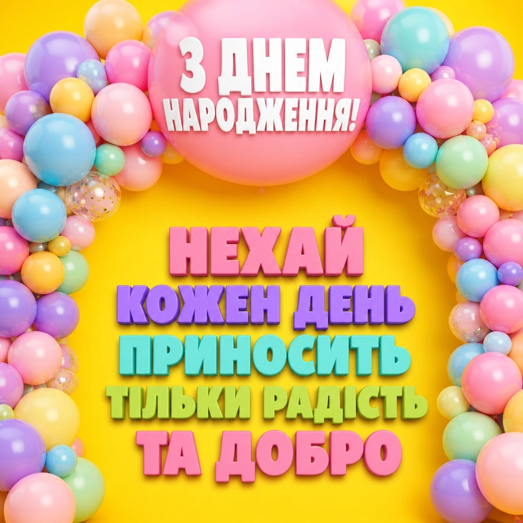 привітання для донечки