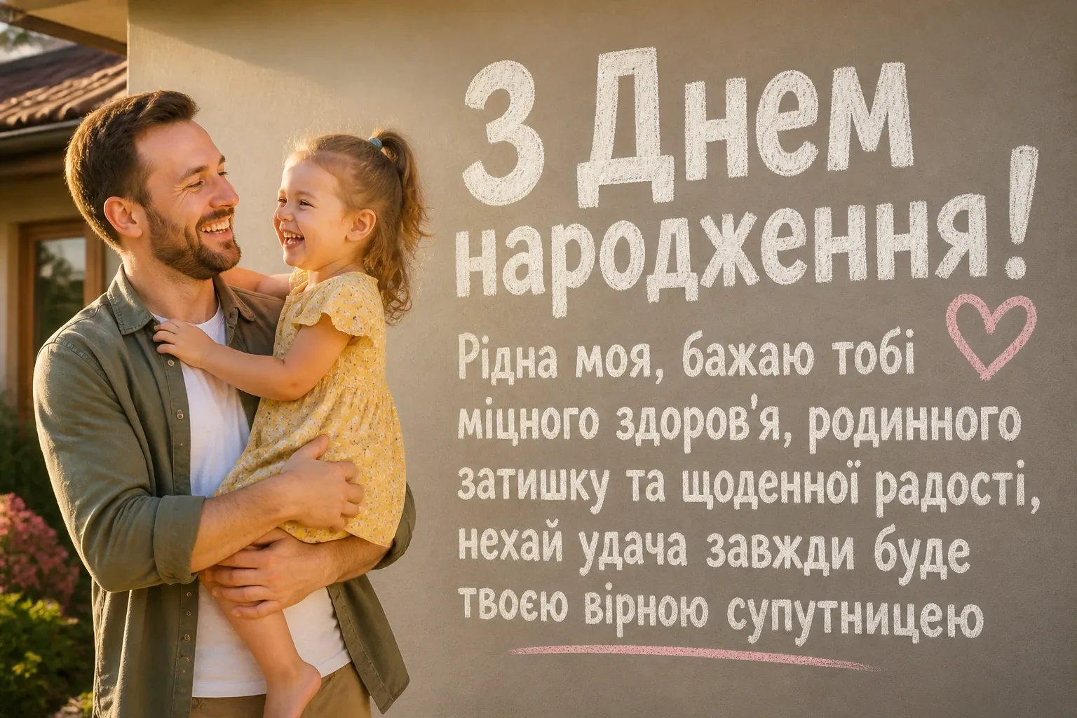 привітання для донечки