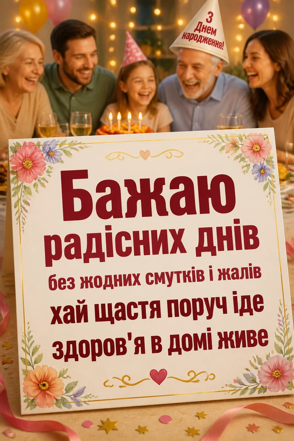 привітання для донечки