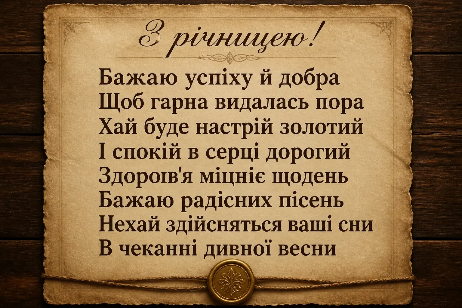 привітання з річницею привітання з річницею
