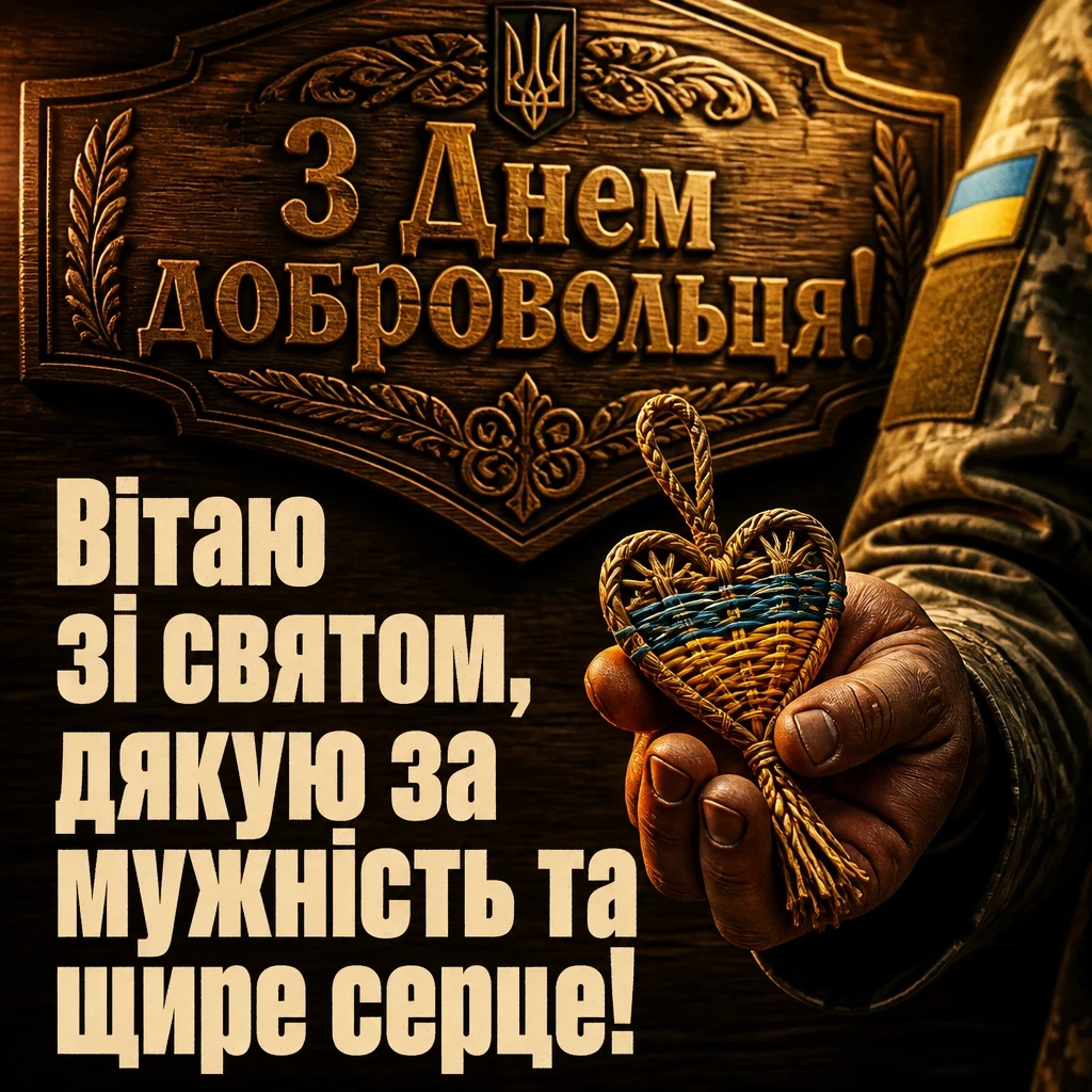 день добровольця привітання день добровольця привітання