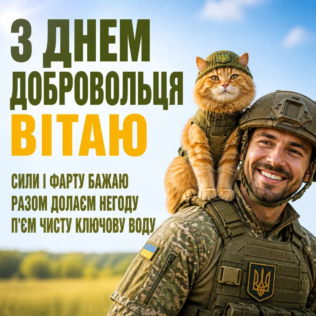 день добровольця привітання день добровольця привітання