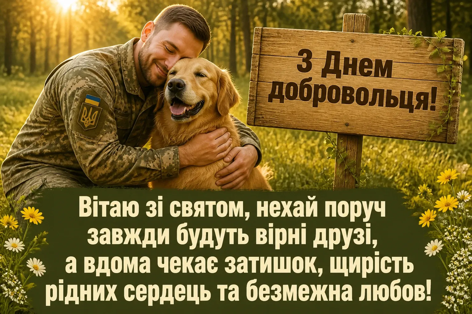день добровольця привітання день добровольця привітання