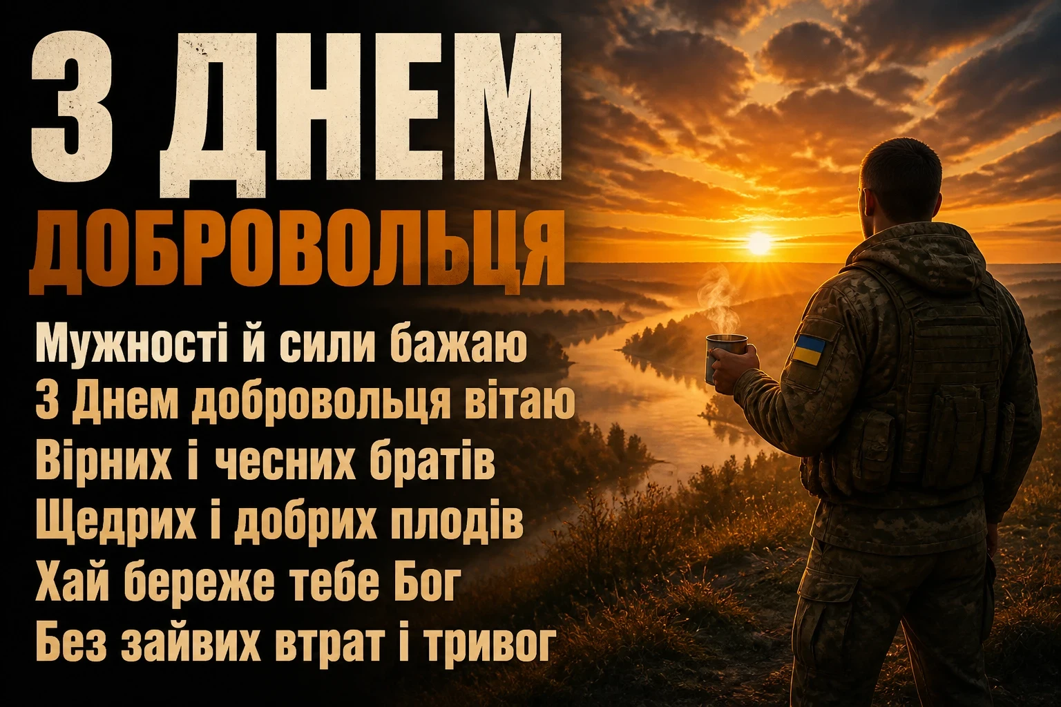 день добровольця привітання день добровольця привітання
