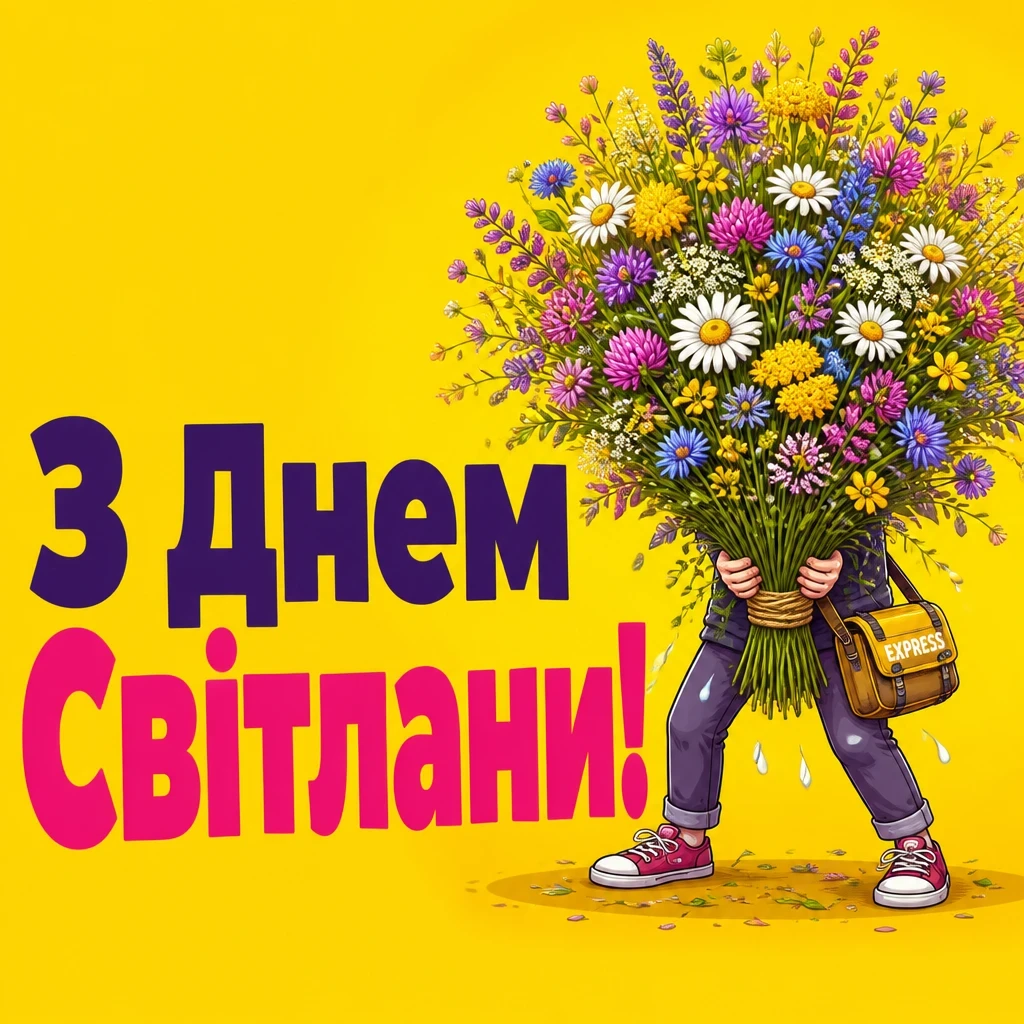 привітання з днем світлани