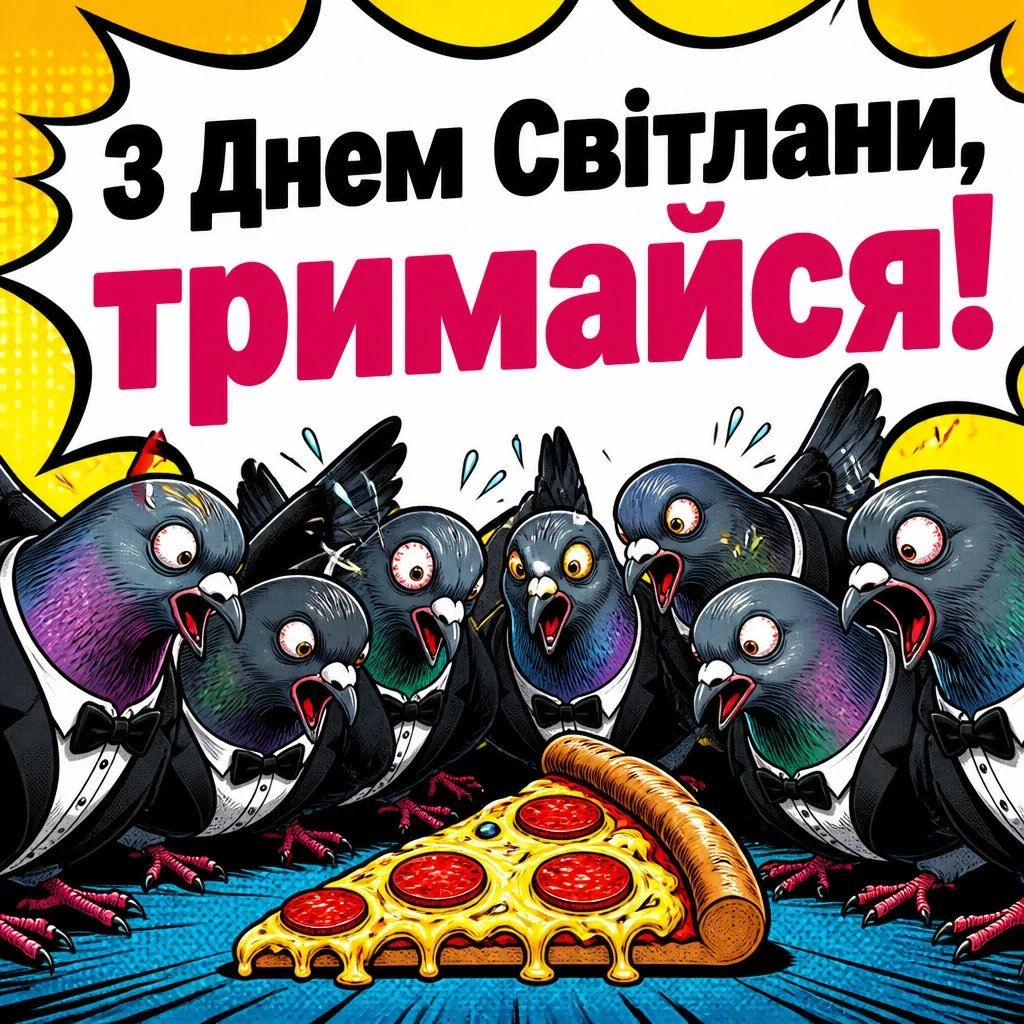 привітання з днем світлани