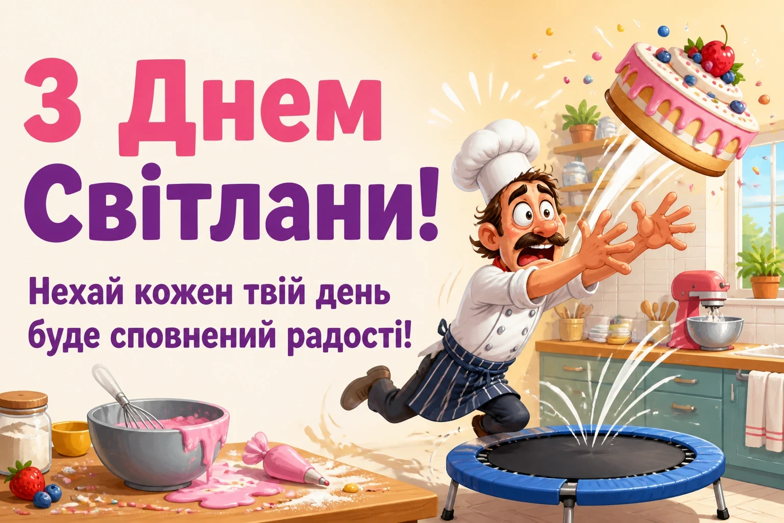 привітання з днем світлани