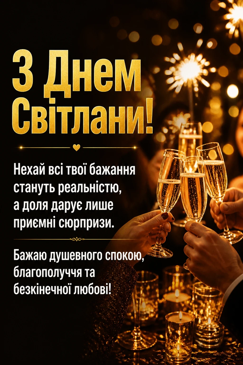 привітання з днем світлани