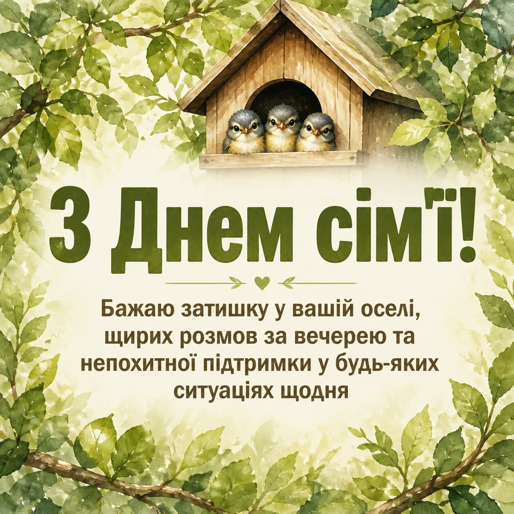 день сім'ї привітання