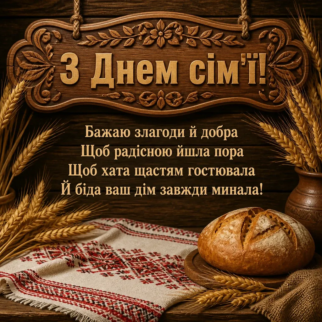 день сім'ї привітання
