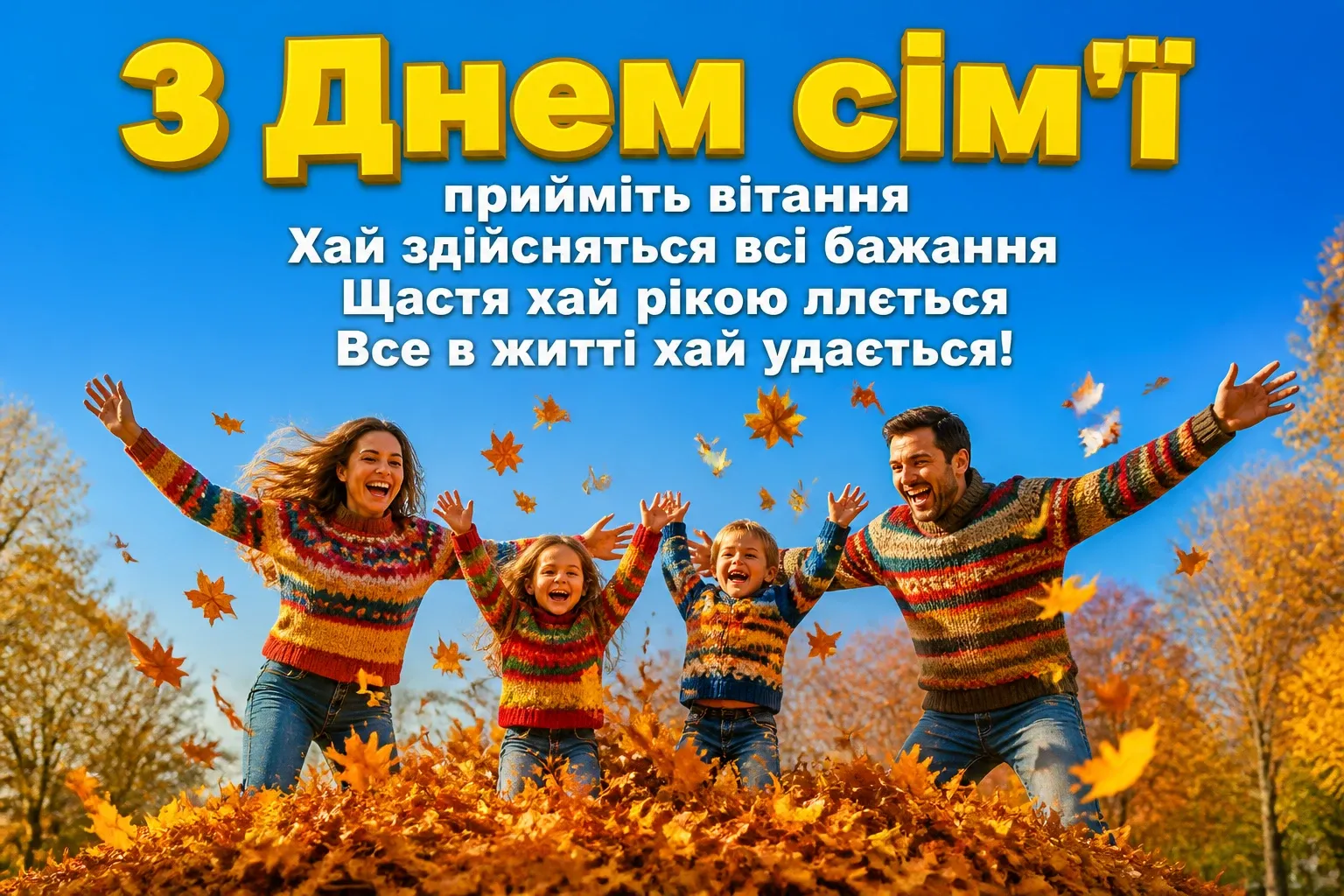 день сім'ї привітання