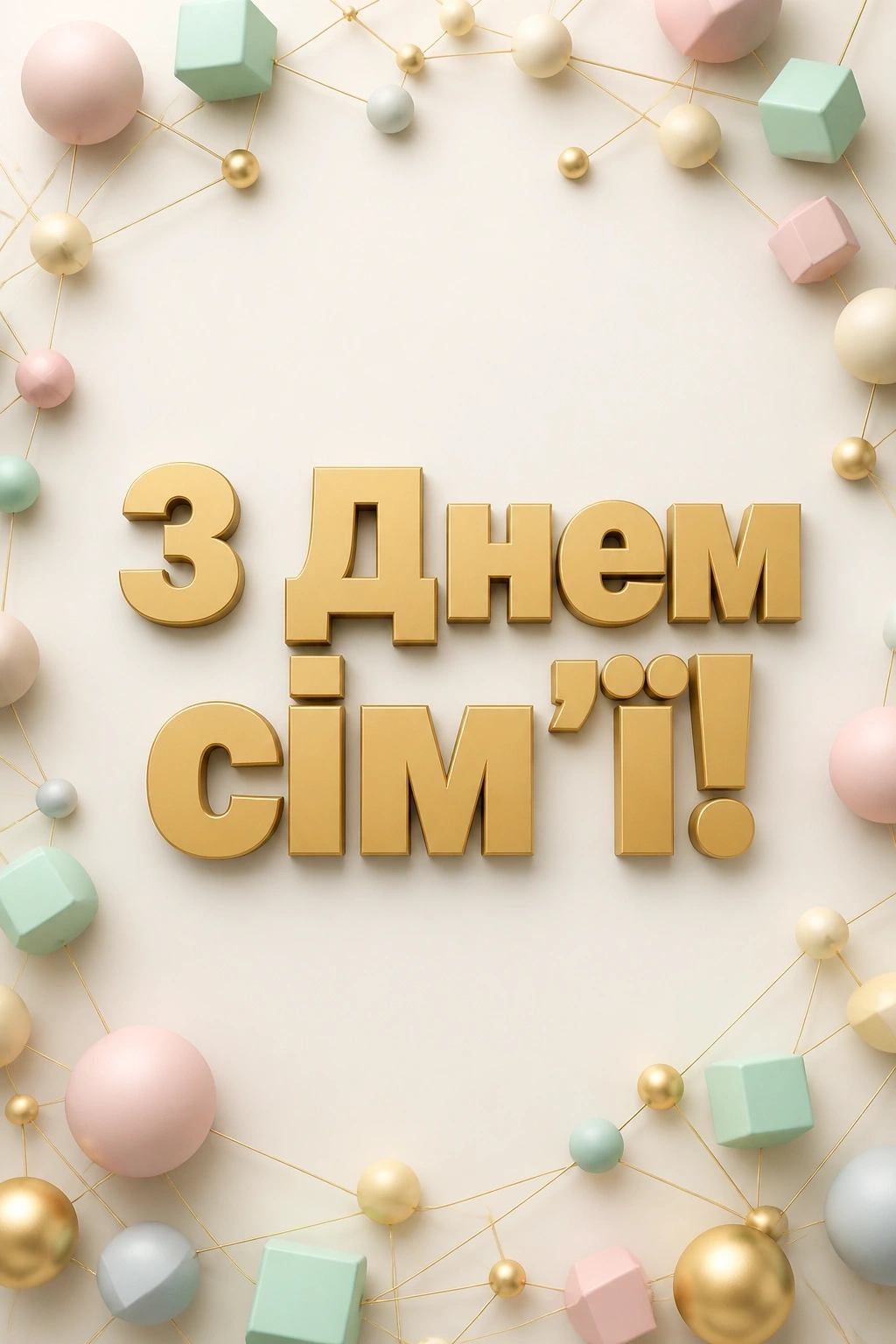 день сім'ї привітання