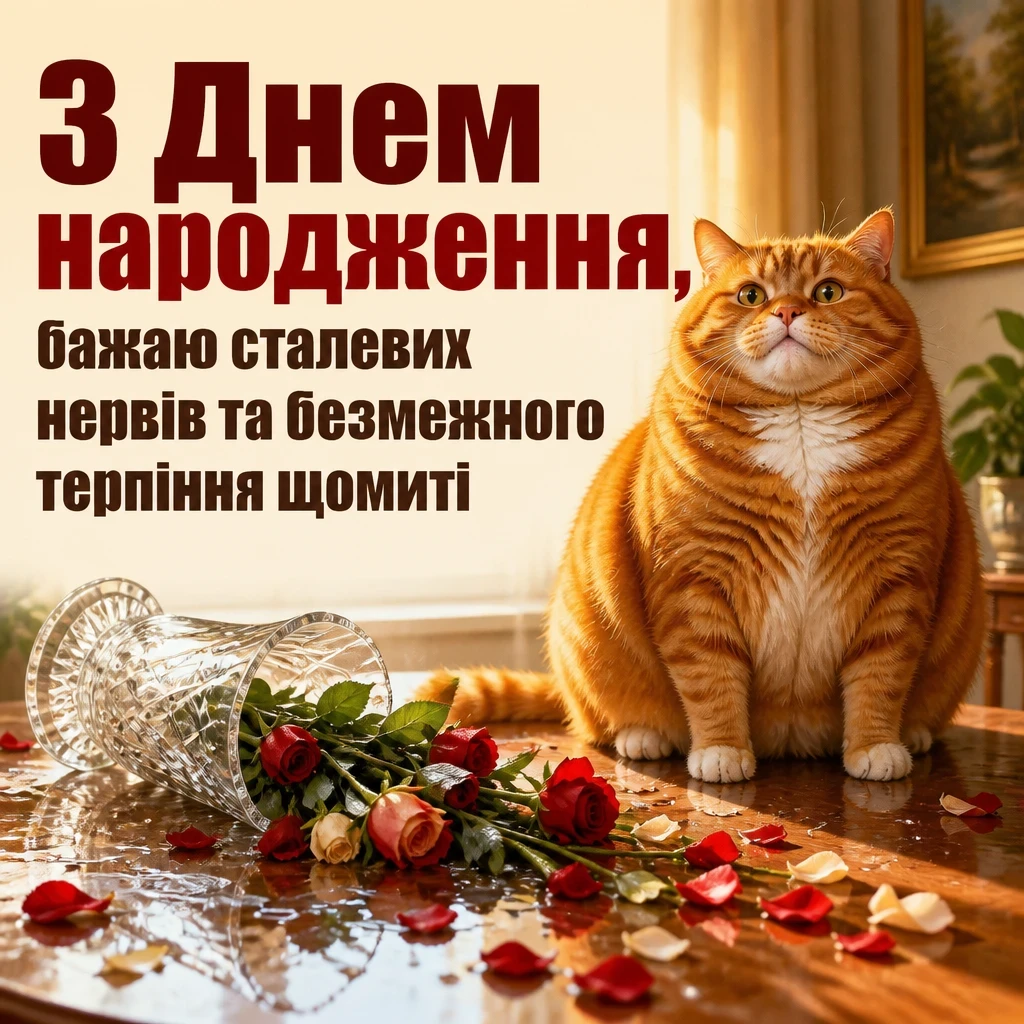 привітання квіти для куми