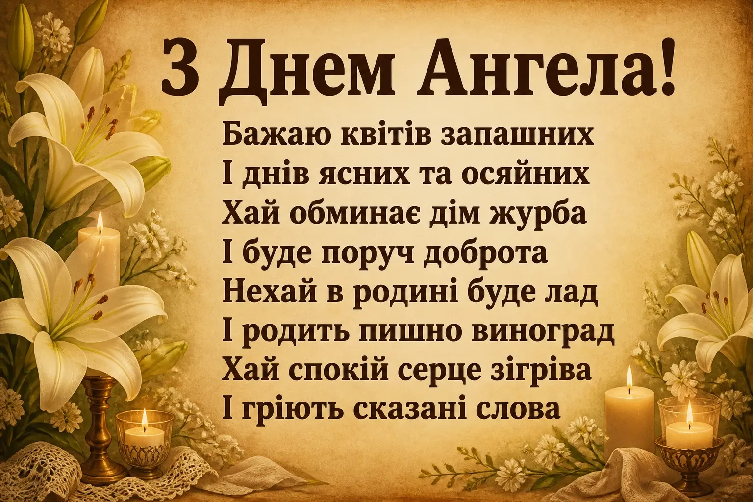 привітання квіти для куми
