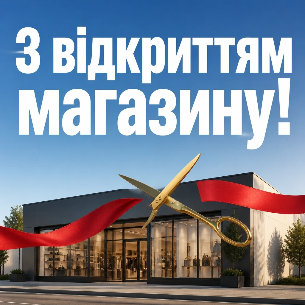 привітання з відкриттям магазину