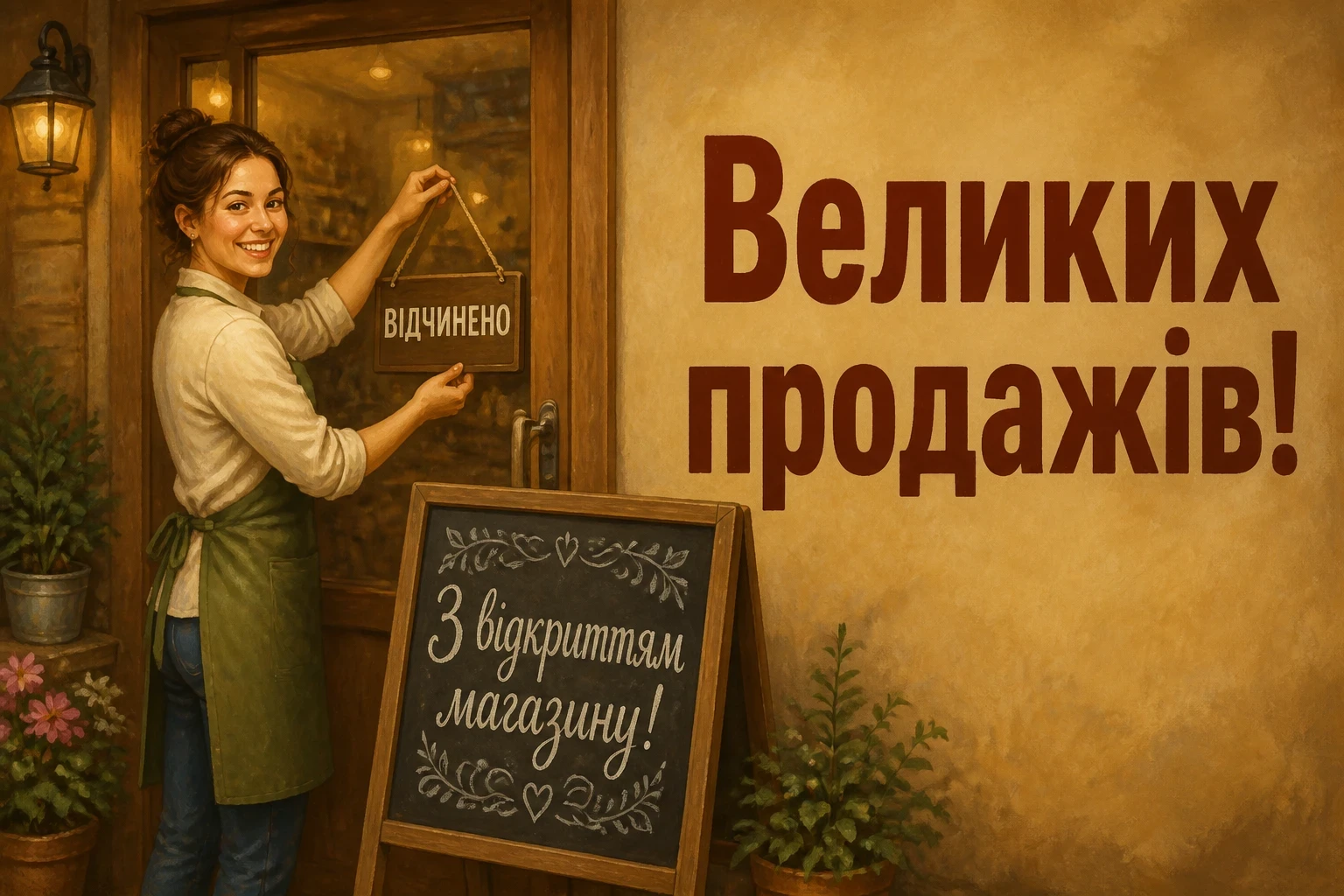привітання з відкриттям магазину